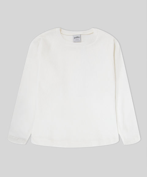 Camiseta Manga Larga Para Niña