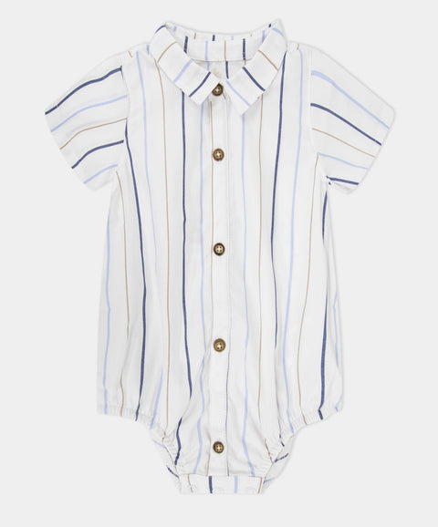 Conjunto Pantalón y Body Camisero Manga Corta Para Recién Nacido