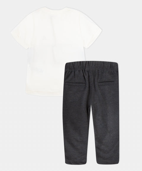 Conjunto Pantalón y Camiseta Manga Corta Para Recién Nacido