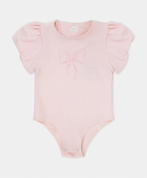 Body Manga Corta Para Bebé Niña