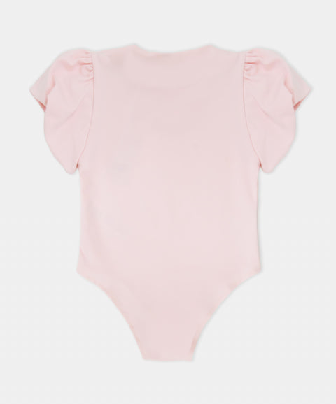Body Manga Corta Para Bebé Niña