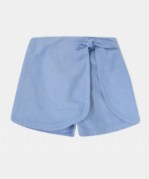 Conjunto Falda Short y Camiseta Manga Corta Para Bebé Niña