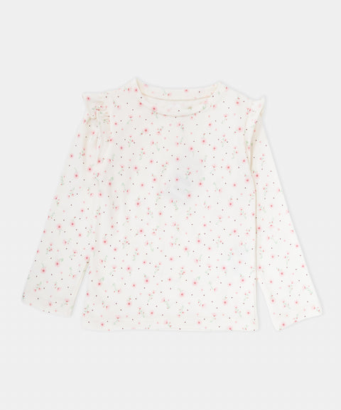 Conjunto Pantalón y Camiseta Manga Larga Para Bebé Niña