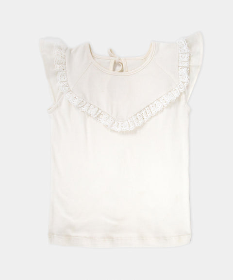 Camiseta Manga Corta Para Bebé Niña