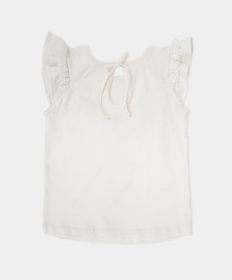 Camiseta Manga Corta Para Bebé Niña