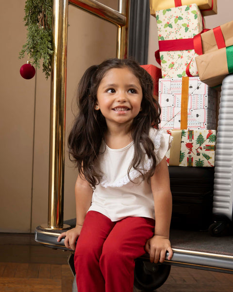 Camiseta Manga Corta Para Bebé Niña
