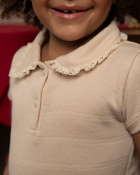 Camiseta Manga Corta Para Bebé Niña