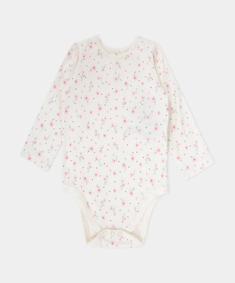 Conjunto Overol y Body Manga Larga Para Recién Nacida