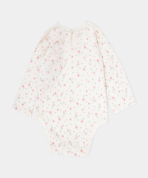 Conjunto Overol y Body Manga Larga Para Recién Nacida