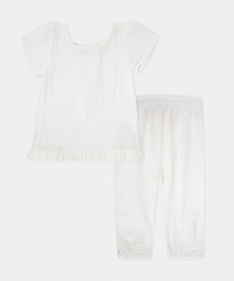 Conjunto Pantalón y Blusa Para Recién Nacida