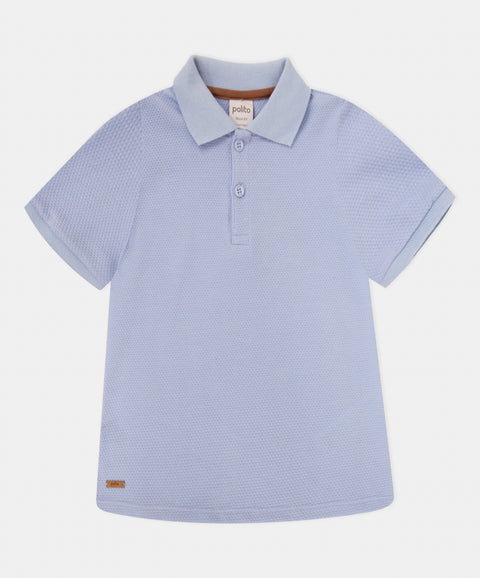 Camiseta Polo Manga Corta Para Bebé Niño