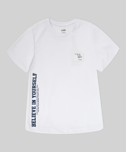 Camiseta Manga Corta Para Niño