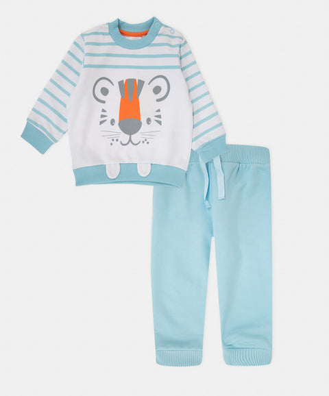 Conjunto Pantalón y Buzo Perchado Para Recién Nacido