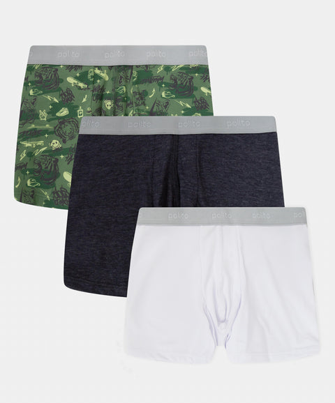 Paquete De Bóxer X3 Para Niño En Algodón