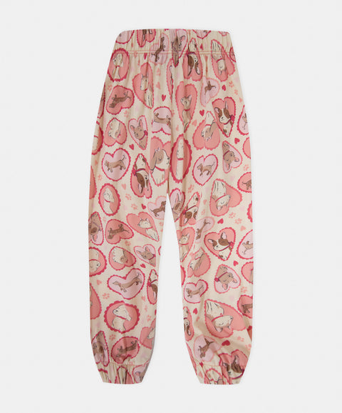 Pijama Camiseta Manga Larga y Pantalón Para Bebé Niña