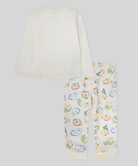 Pijama Camiseta Manga Larga y Pantalón Unisex