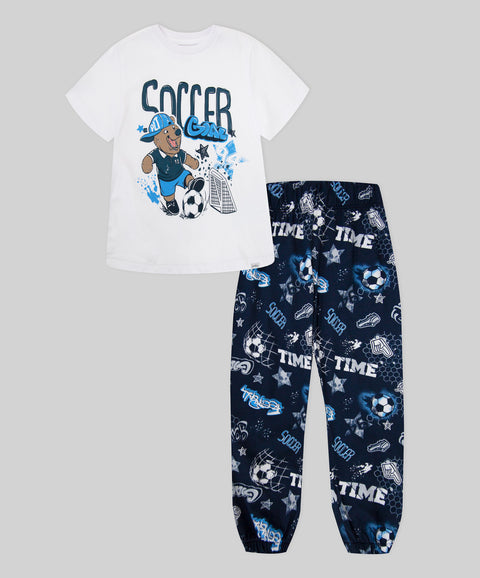 Pijama Camiseta Manga Corta y Pantalón Para Bebé Niño