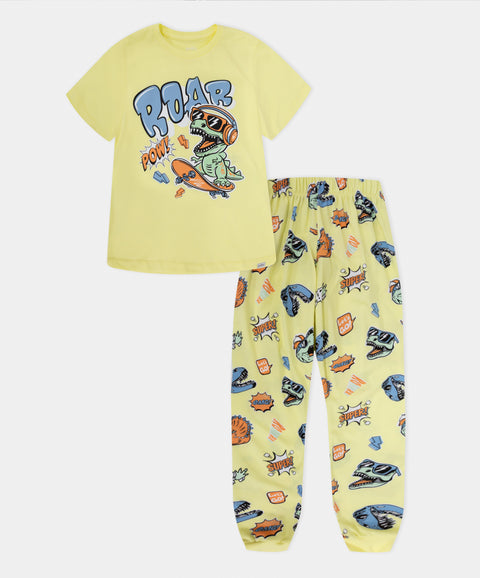 Pijama Camiseta Manga Corta y Pantalón Para Niño