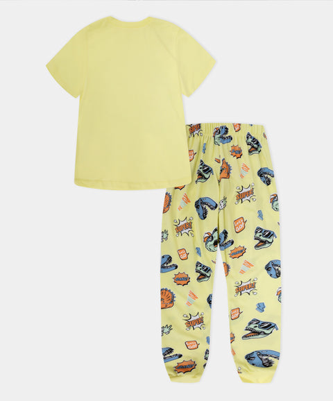 Pijama Camiseta Manga Corta y Pantalón Para Niño