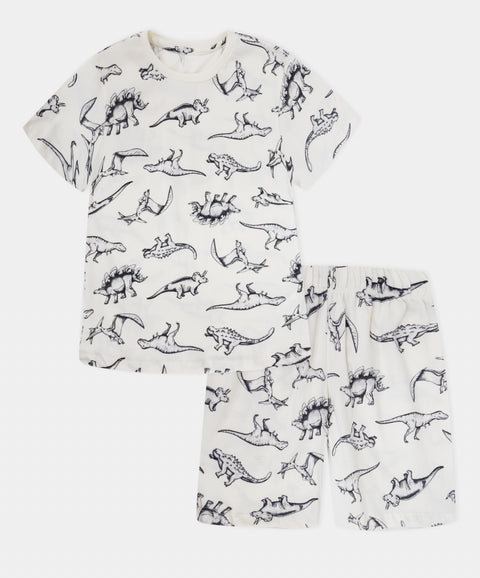 Pijama Camiseta Manga Corta y Bermuda Para Niños