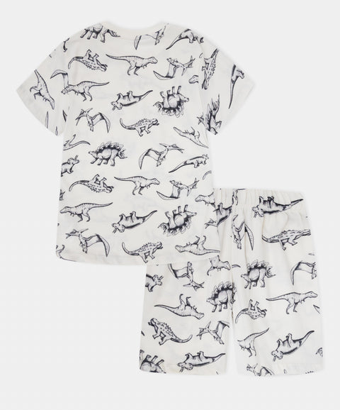 Pijama Camiseta Manga Corta y Bermuda Para Niños