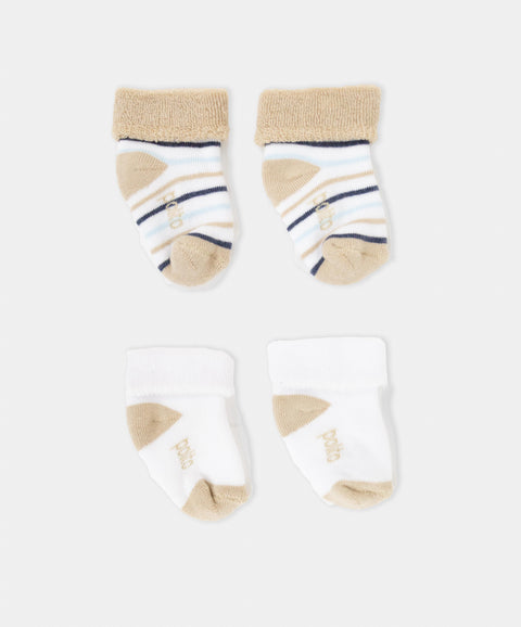 Medias Pack x2 Para Recién Nacido