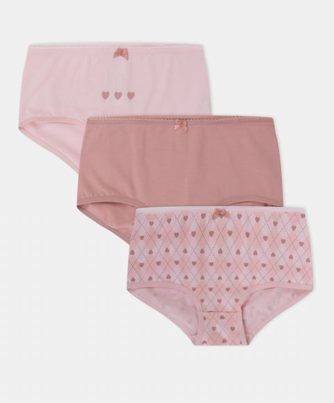 Paquete De Panties X3 Para Niña En Algodón