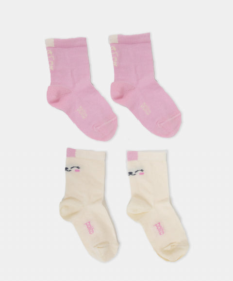 Medias Pack x2 Para Bebé Niña