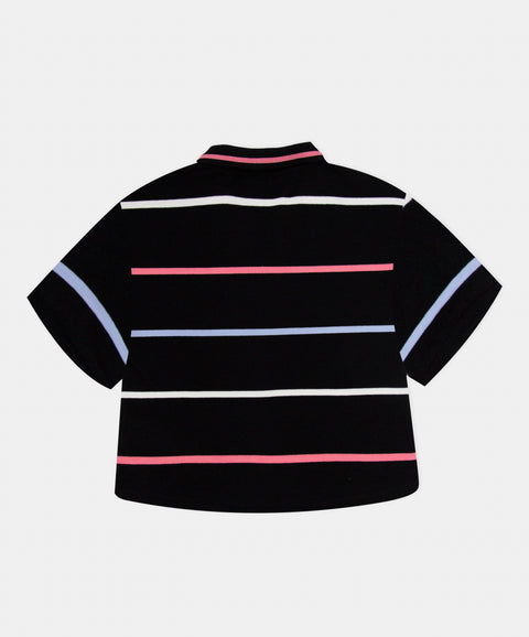 Camiseta Polo Manga Corta Para Niña