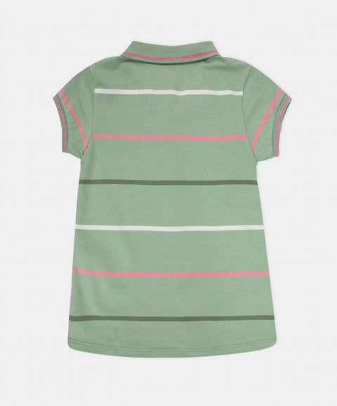 Camiseta Polo Manga Corta Para Niña