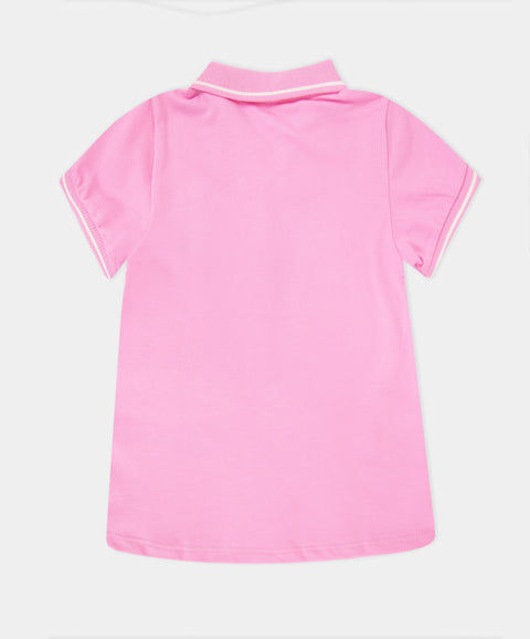 Camiseta Polo Manga Corta Para Niña