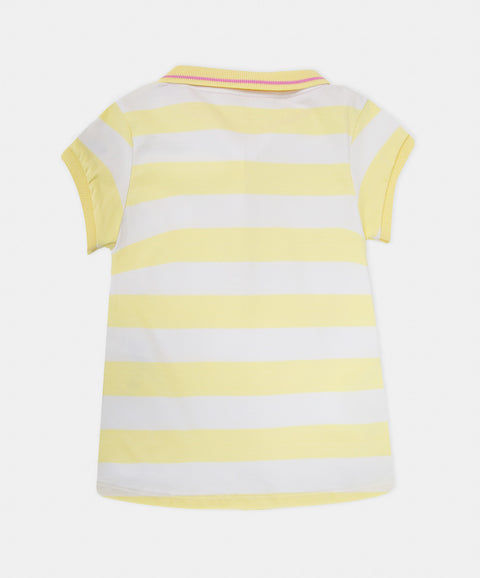 Camiseta Polo Manga Corta Para Niña