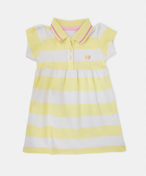 Vestido Polo Manga Corta Para Recién Nacida