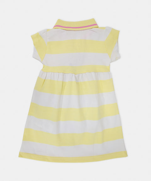 Vestido Polo Manga Corta Para Recién Nacida
