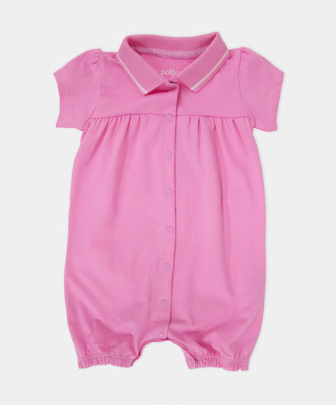 Mameluco Tipo Polo Para Recién Nacida