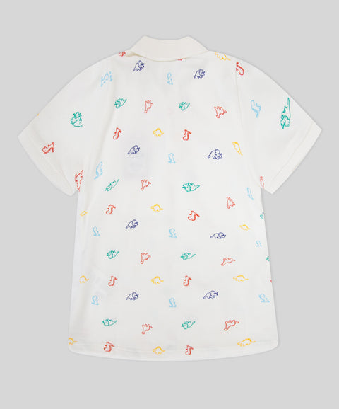 Camiseta Polo Manga Corta Para Bebé Niño