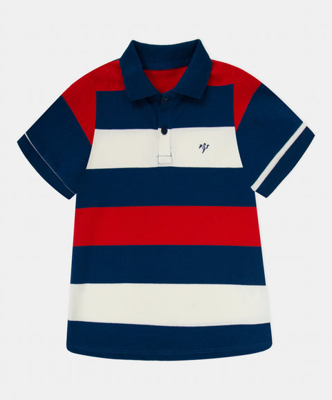 Camiseta Polo Manga Corta Para Bebé Niño