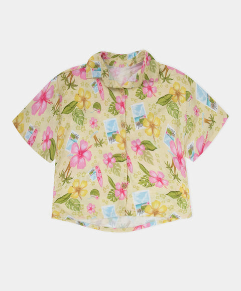 Conjunto Short Short Y Camisa Para Niña