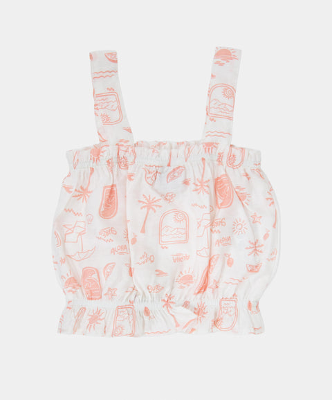 Conjunto Short y Blusa tiras Para Niña