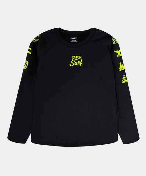 Camiseta Manga Larga Para Niño