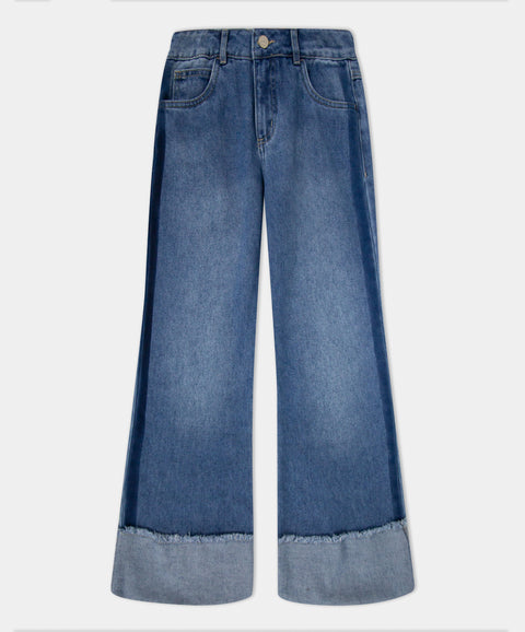 Jean Wide Leg Para Niña