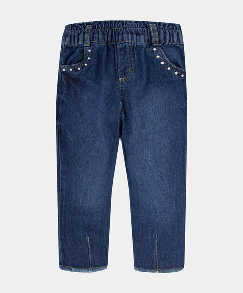 Jean Paper Bag Para Bebé Niña