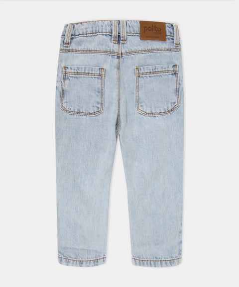 Jean Straigth Para Bebé Niño