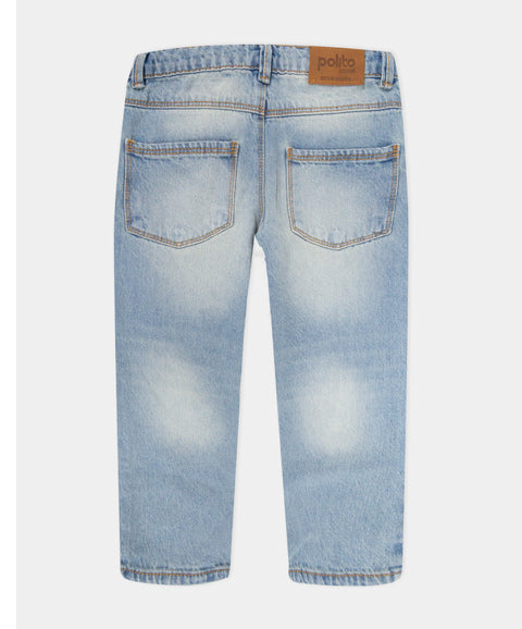 Jean Wide Leg Para Bebé Niño