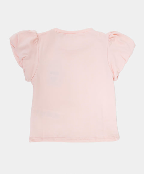 Camiseta Manga Corta Para Bebé Niña