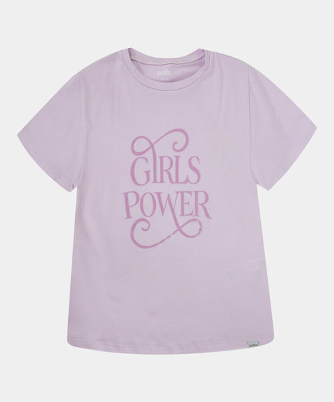 Camiseta Manga Corta Para Niña