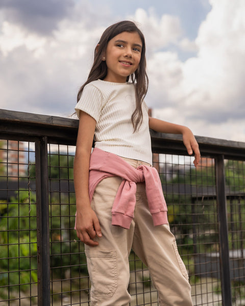 Pantalón Cargo Para Niña