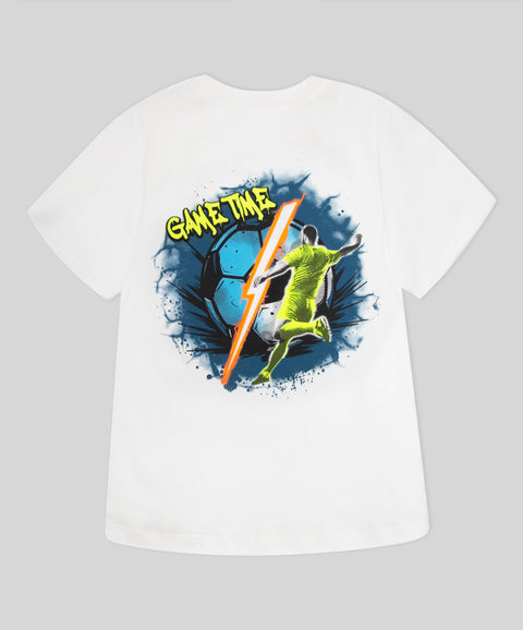 Camiseta Manga Corta Para Niño