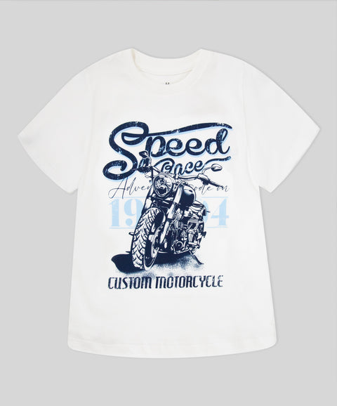 Camiseta Manga Corta Para Niño