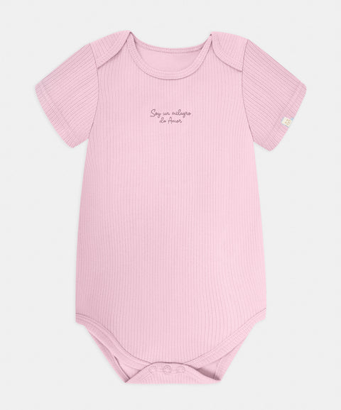 Body Manga Corta Para Recién Nacida